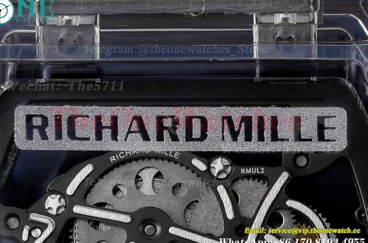 on strap  Dial RM055 Skeleton Transparent Transparent Rubber Sonic Clone  RMUL2 0208